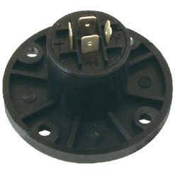 Connettore Speaker 4-Pin Femmina PVC Nero