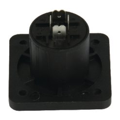 Connettore Speaker 4-Pin Femmina PVC Nero