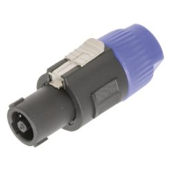 Connettore Speaker 4-Pin Maschio PVC Nero