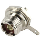 Connettore UHF Femmina Metallo Argento