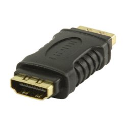HDMI ad Alta Velocità  con Adattatore Ethernet HDMI Femmina - HDMI Femmina Nero