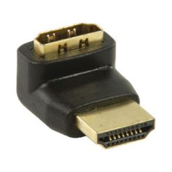 HDMI ad Alta Velocità  con Adattatore Ethernet Angolari 270° Connettore HDMI - HDMI Femmina Nero