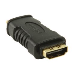 HDMI ad Alta Velocità  con Adattatore Ethernet HDMI Mini Maschio - HDMI Femmina Nero