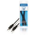 Cavo audio stereo Maschio da 3.5 mm - Maschio da 3.5 mm 2.00 m Nero
