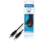 Cavo audio stereo Maschio da 3.5 mm - Maschio da 3.5 mm 5.00 m Nero