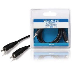Cavo Audio Digitale RCA Maschio - RCA Maschio 1.00 m Nero