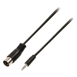 Stereo Cavo Audio din 5-Pin Maschio - Maschio da 3.5 mm 1.00 m Nero