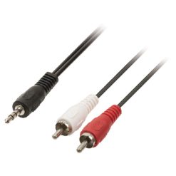 Stereo Cavo Audio Maschio da 3.5 mm - 2x RCA Maschio 10.0 m Nero