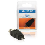 Adattatore USB 2.0 Micro B Maschio - A Femmina Nero