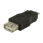 Adattatore USB 2.0 Micro A Maschio - A Femmina Nero