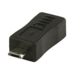 Adattatore USB 2.0 Micro B Maschio - Mini 5-Pin Femmina Nero