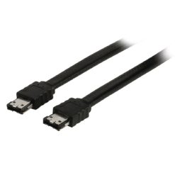 Cavo SATA 3 Gb / s External eSATA maschio - eSATA maschio 1.00 m Nero