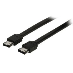 Cavo SATA 3 Gb / s External eSATA maschio - eSATA maschio 2.00 m Nero