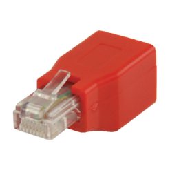 Scheda di Rete CAT5 RJ45 (8P8C) Maschio - RJ45 (8P8C) Femmina Rosso