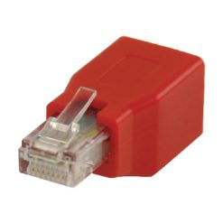 Scheda di Rete CAT6 RJ45 (8P8C) Maschio - RJ45 (8P8C) Femmina Rosso