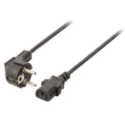 Cavo di Alimentazione Schuko Tipo F (CEE 7/4) - IEC-320-C13 5.00 m Nero