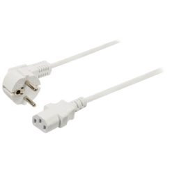 Cavo di Alimentazione Schuko Tipo F (CEE 7/4) - IEC-320-C13 2.00 m Bianco