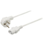 Cavo di Alimentazione Schuko Tipo F (CEE 7/4) - IEC-320-C13 10.0 m Bianco