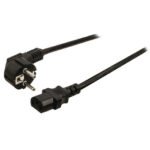 Cavo di Alimentazione Schuko Tipo F (CEE 7/4) - IEC-320-C13 3.00 m Nero