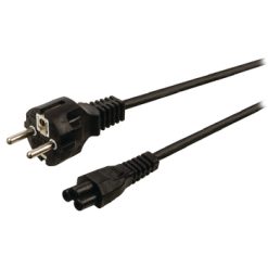 Cavo di Alimentazione Schuko Tipo F (CEE 7/4) - IEC-320-C5 2.00 m Nero