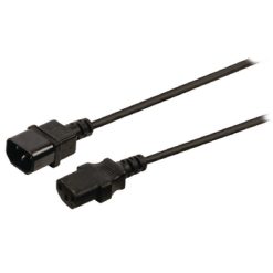 Prolunga Alimentazione IEC-320-C14 - IEC-320-C13 2.00 m Nero