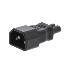 Adattatore di alimentazione angolare da IEC-320-C14 a IEC-320-C7