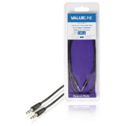 Cavo audio stereo Maschio da 3.5 mm - Maschio da 3.5 mm 1.00 m Nero