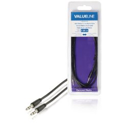 Cavo audio stereo Maschio da 3.5 mm - Maschio da 3.5 mm 2.00 m Nero
