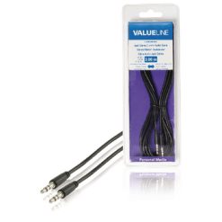 Cavo audio stereo Maschio da 3.5 mm - Maschio da 3.5 mm 3.00 m Nero