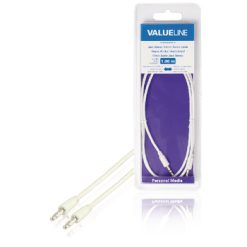 Cavo audio stereo Maschio da 3.5 mm - Maschio da 3.5 mm 1.00 m Bianco