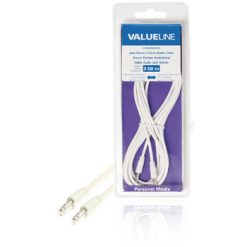 Cavo audio stereo Maschio da 3.5 mm - Maschio da 3.5 mm 3.00 m Bianco