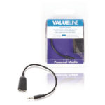 Stereo Cavo Audio Maschio da 3.5 mm - 2x Maschio da 3.5 mm 0.20 m Nero