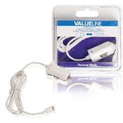 Caricabatteria per Auto 1-Output 2.4 A Apple Lightning Bianco