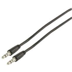 Cavo audio stereo Maschio da 3.5 mm - Maschio da 3.5 mm 1.00 m Nero