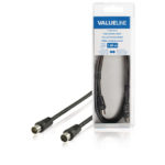 Cavo Coassiale Coassiale Maschio - Femmina Coax (IEC) 1.00 m Nero