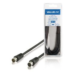 Cavo Coassiale Coassiale Maschio - Femmina Coax (IEC) 3.00 m Nero
