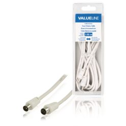 Cavo Coassiale Coassiale Maschio - Femmina Coax (IEC) 3.00 m Bianco