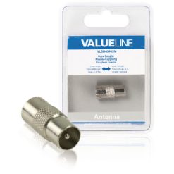 Adattatore Coassiale Coassiale Maschio - Femmina Coax (IEC) Argento