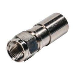 Connettore F 7.0 mm Maschio Metallo Argento