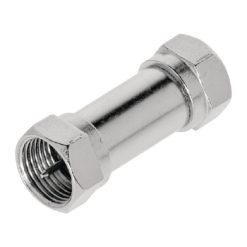 Adattatore di Antenna F Maschio - F Maschio Argento