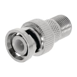 Adattatore di Antenna BNC Maschio - F Femmina Argento