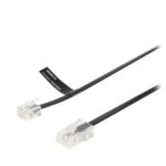 Cavo Telefonico RJ11 - RJ45 (8P4C) Maschio 5.00 m Nero