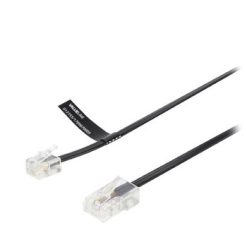Cavo Telefonico RJ11 - RJ45 (8P4C) Maschio 5.00 m Nero
