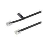 Cavo Telefonico RJ12 (6P6C) Maschio - RJ12 (6P6C) Maschio 5.00 m Nero