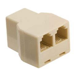 Adattatore Telefonico sdoppiatore 2 x RJ11 (4/6) Femmina