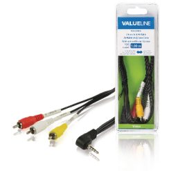 Cavo Component Video Maschio da 3.5 mm - 3x RCA Maschio 1.00 m Nero