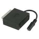 Cavo SCART SCART Maschio - SCART Femmina + 3.5 mm Femmina 0.20 m Nero