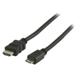 Cavo HDMI High Speed con Ethernet Connettore HDMI - HDMI Mini Maschio 1.00 m Nero