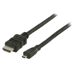 Cavo HDMI Alta Velocità  con Ethernet Connettore HDMI - HDMI Micro Maschio 5.00 m Nero