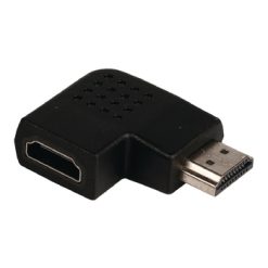 HDMI ad Alta Velocità  con Adattatore Ethernet Angolato Sinistro Connettore HDMI - HDMI Femmina Nero